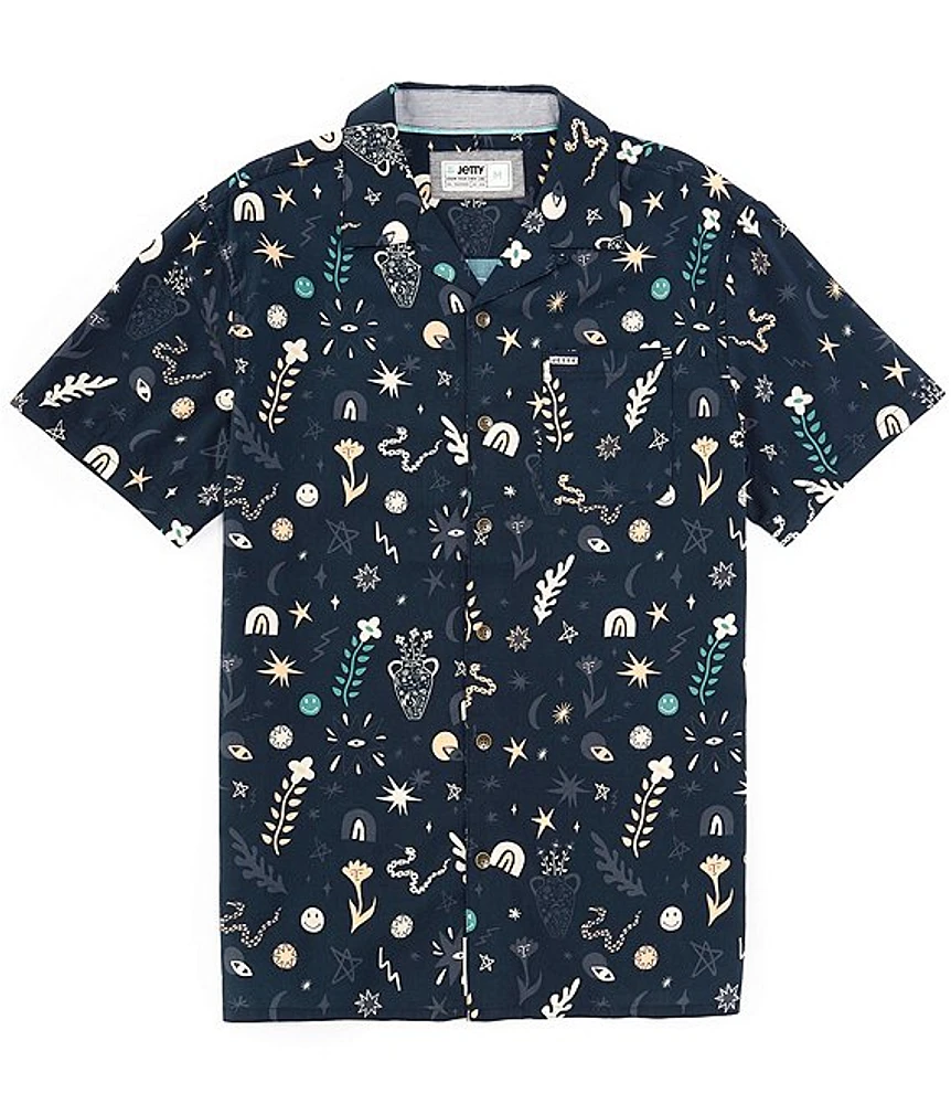 JETTY Dockside Party Short Sleeve Printed Woven Shirt