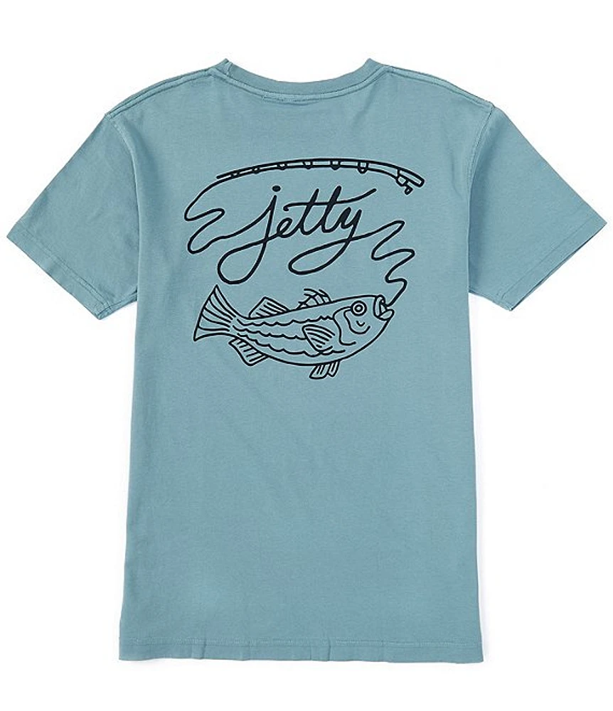 JETTY Striper Short Sleeve Graphic T-Shirt