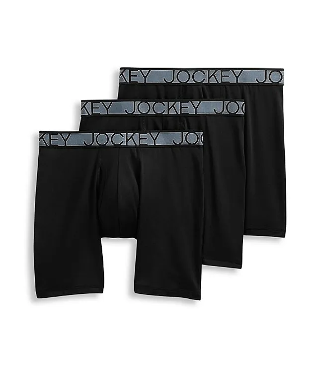 Jockey® Active Microfiber 9 Long Leg Boxer Brief - 3 Pack