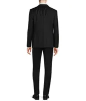 John Varvatos Bleecker Solid Black Slim-Fit 2-Piece Suit