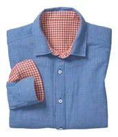 Johnston & Murphy Gingham Double Layer Long Sleeve Woven Shirt