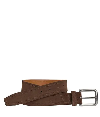 Johnston & Murphy Men's Dress Belt,Cognac,Size 32 at  Men's