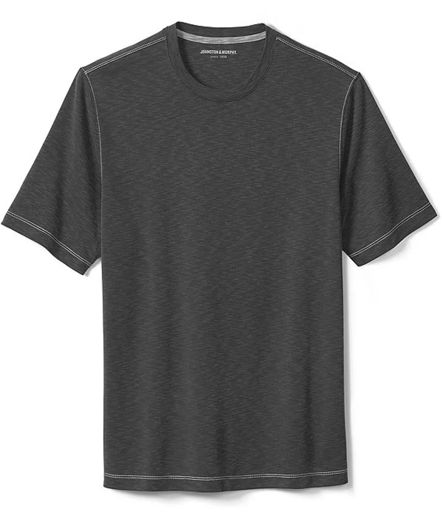 Johnston & Murphy Vintage Slub Short-Sleeve Crewneck T-Shirt