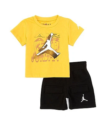 Jordan Baby Boys 12-24 Months Short-Sleeve Air T-Shirt & Coordinating Shorts Set