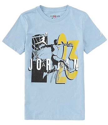Jordan Big Boys 8-20 Short Sleeve Retro Spec T-Shirt
