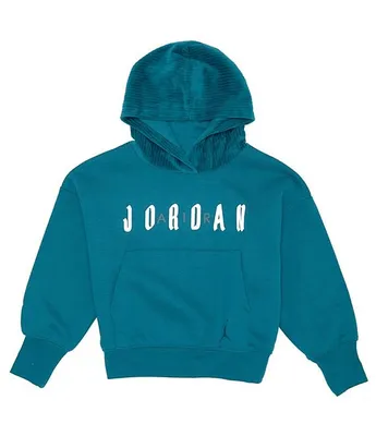 Jordan Big Girls 7-16 Long Sleeve Logo Fleece Hoodie