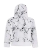 Jordan Essentials Big Girls 7-16 Long Sleeve Printed Fleece Hoodie