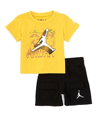 Jordan Little Boys 2T-7 Short Sleeve Air 2 3D FT T-Shirt & Set