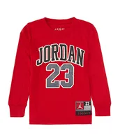 Jordan Little Boys 4-7 Long Sleeve Practice Flight T-Shirt