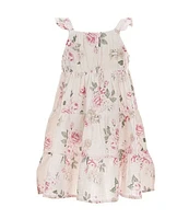 Juicy Couture Little Girls 2T-6X Sleeveless Floral-Printed Muslin A-Line Dress