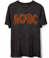 Junk Food ACDC Back Black Tour Short Sleeve Graphic T-Shirt