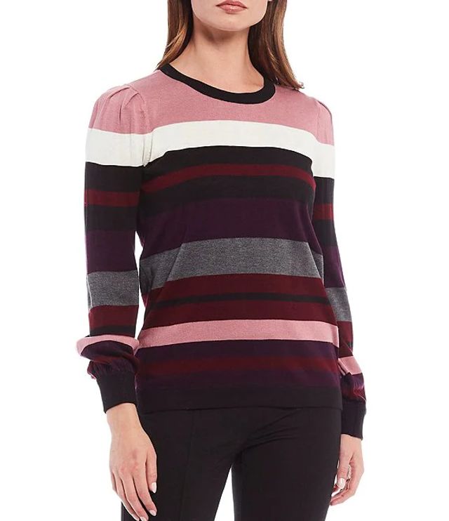 BDG Urban Outfitters Striped V-Neck Cropped Sweater | Dillard's