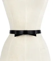 kate spade new york 0.75#double; Leather Bow Belt