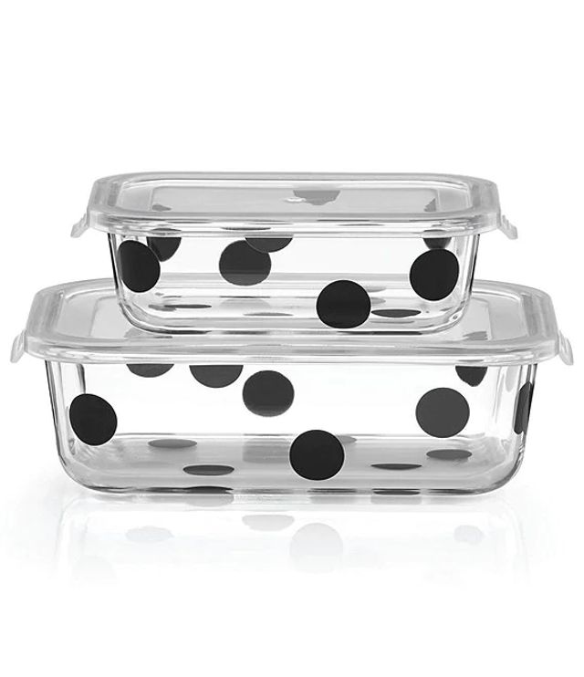 Kate spade new york All in Good Taste Round Food Storage Container Set |  Alexandria Mall