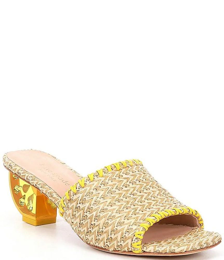 Kate spade new york Citrus Raffia Slides | Alexandria Mall