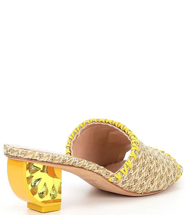 Kate spade new york Citrus Raffia Slides | The Shops at Willow Bend