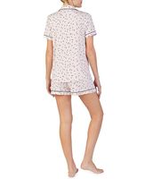 kate spade new york Dot Print Jersey Shorty Coordinating Pajama Set