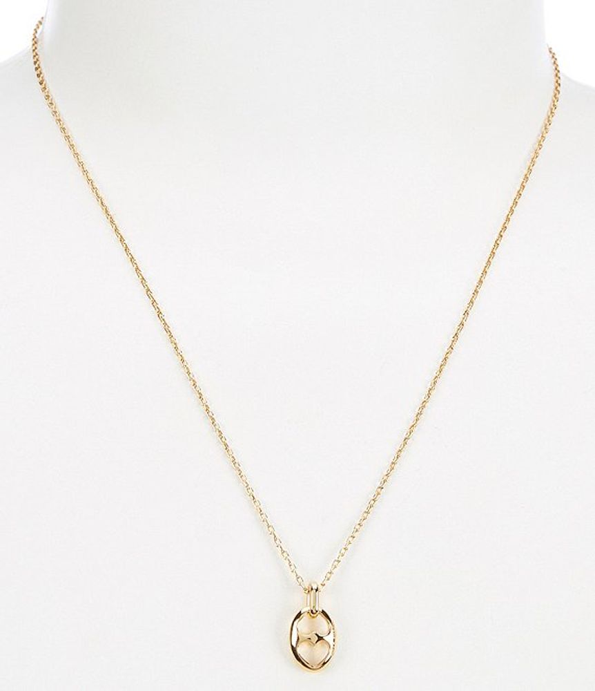 Kate spade new york Duo Link Mini Pendant Necklace | Alexandria Mall