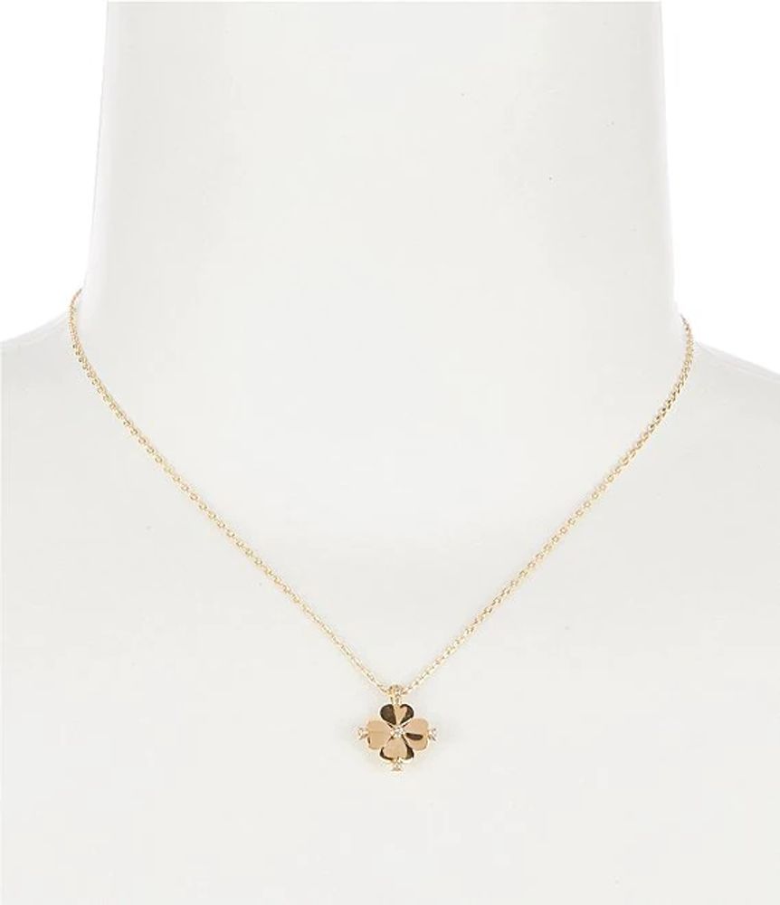 Kate spade new york Legacy Logo Spade Flower Mini Pendant Necklace | Brazos  Mall