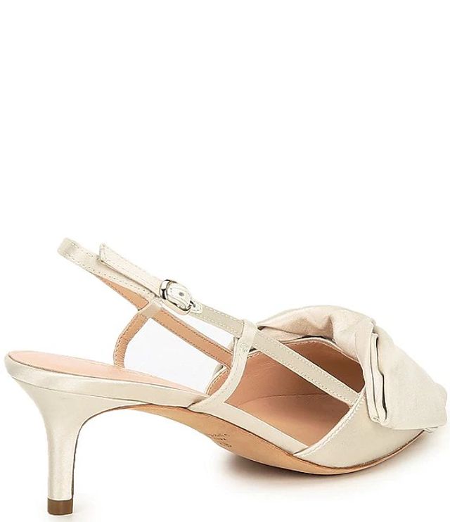 Kate spade new york Marseille Satin Slingback Pumps | Brazos Mall
