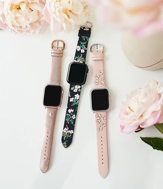 Kate spade new york Dotted Black Silicone 42/44 mm Apple Watch® Strap |  Alexandria Mall