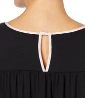 kate spade new york Solid Jersey Knit Nightgown