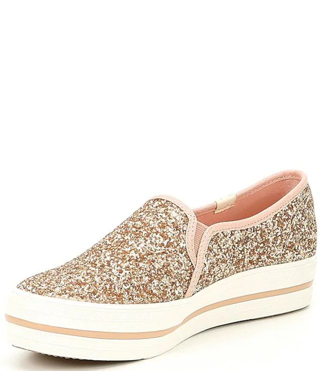 Keds X kate spade new york Triple Decker Embellished Lurex Sneakers |  Alexandria Mall