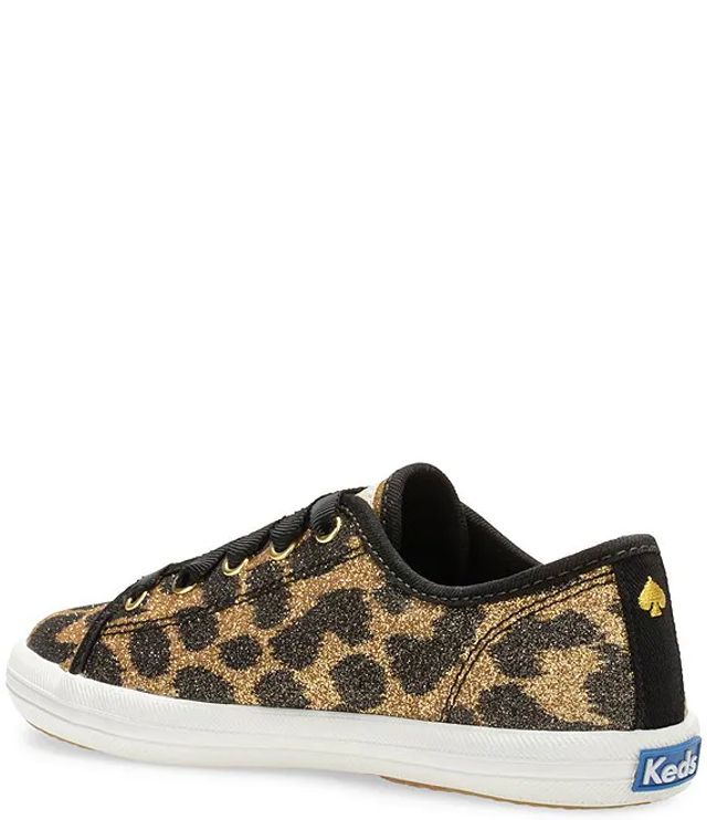 Keds X kate spade new york Girls' Leopard Print Glitter Kickstart Sneakers  (Toddler) | Pueblo Mall