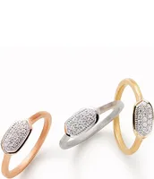 Kendra Scott Isa Pave 14k Gold Diamond Ring