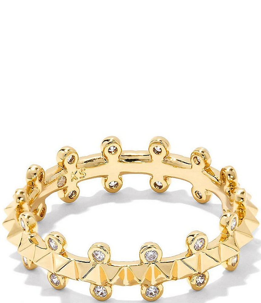 Kendra Scott Jada 14K Gold Crystal Embellished Band Ring