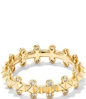 Kendra Scott Jada 14K Gold Crystal Embellished Band Ring