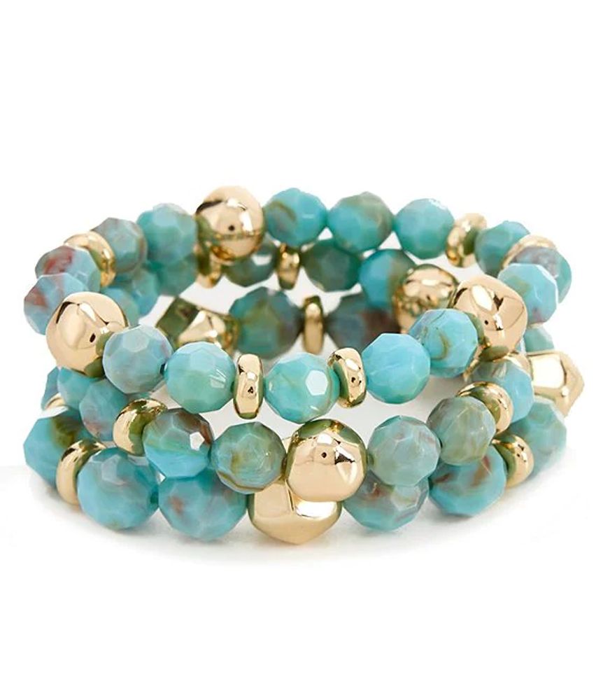 turquoise stretch bracelet