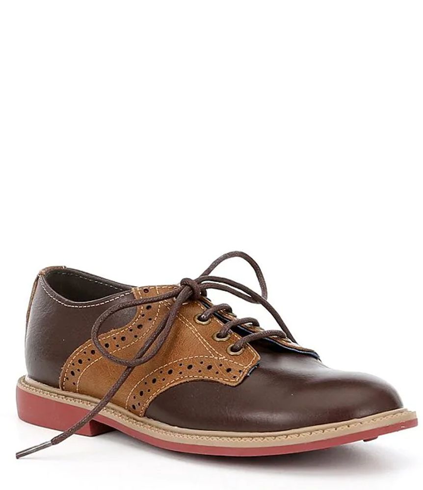 Kenneth Cole Reaction Boys' Spencer Racer Leather Saddle Shoes (Toddler) |  The Shops at Willow Bend