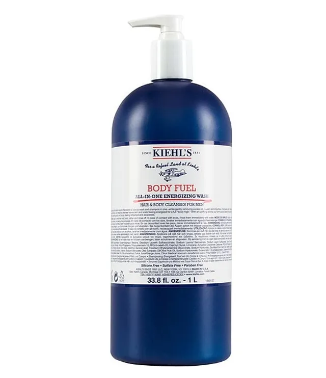 Kiehl's Facial Fuel Energizing Face Wash Gel Cleanser 16.9oz (500ml)