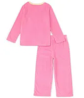 Komar Kids Little/Big Girls 4-10 Long Sleeve Barbie™ Pajama T-Shirt & Pant Two Piece Set