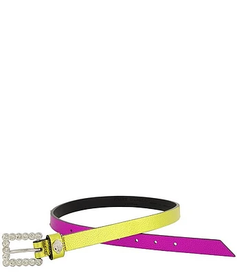 Kurt Geiger London 0.7#double; 2 For 1 Multi Colored Leather Belt