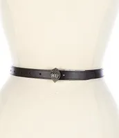 Kurt Geiger London 0.8#double; Eagle Plaque Rainbow Reversible Belt