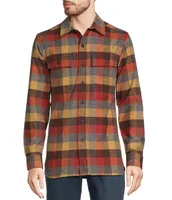 L.L.Bean Chamois Long Sleeve Plaid Woven Shirt