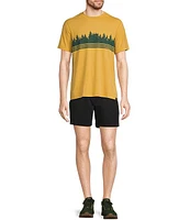 L.L.Bean Performance Stretch Everyday SunSmart Graphic Short Sleeve T-Shirt