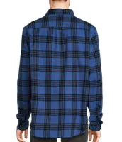L.L.Bean Scotch Plaid Flannel Long Sleeve Woven Shirt