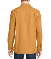 L.L.Bean Solid Chamois Long Sleeve Woven Shirt