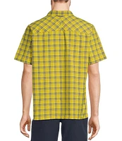 L.L.Bean SunSmart® Cool Weave Short Sleeve Plaid Shirt