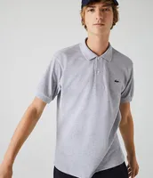 Lacoste Classic Chine Short-Sleeve Signature Polo Shirt