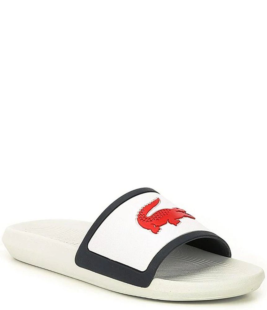 Definition Lyn Ungkarl Lacoste Men's Crocodile Tri 3 Slides | Green Tree Mall