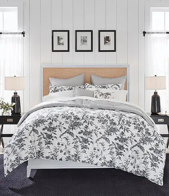 Laura Ashley Amberley Floral Toile Comforter Bonus Set