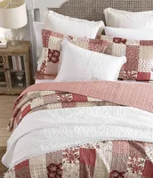 Laura Ashley Celina Patchwork Cotton Reversible Quilt Mini Set