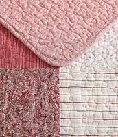 Laura Ashley Celina Patchwork Cotton Reversible Quilt Mini Set