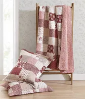 Laura Ashley Celina Patchwork Cotton Reversible Quilt Mini Set