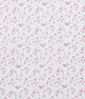 Laura Ashley Evie Pink Floral Cotton Flannel Sheet Set