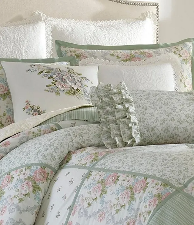 Laura Ashley Harper Floral Patchwork Comforter Set